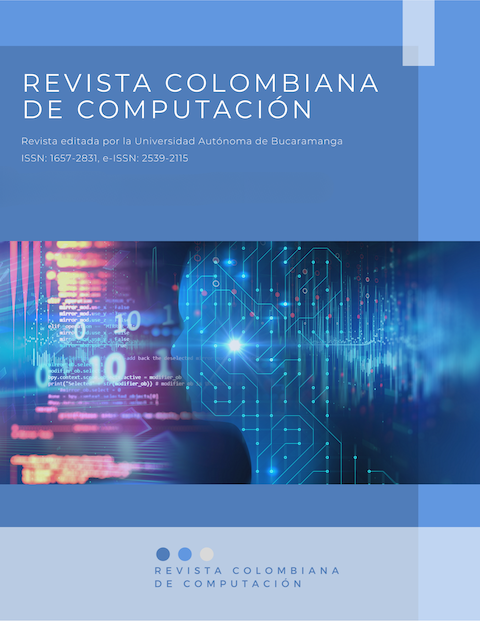 					Ver Vol. 24 Núm. 1 (2023): Revista Colombiana de Computación (Enero-Junio)
				