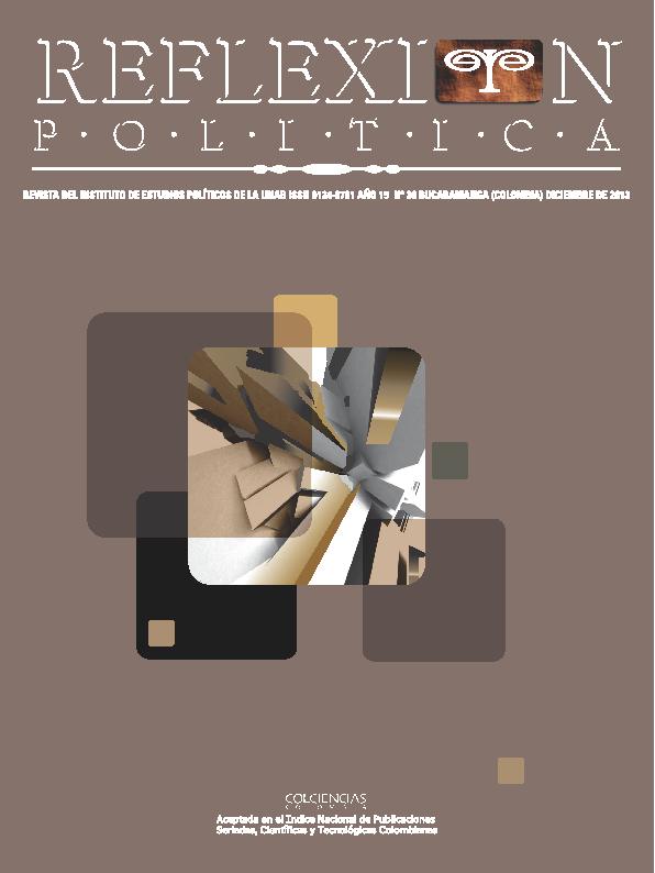 					Ver Vol. 15 Núm. 30 (2013): Reflexión Política (julio a diciembre)
				